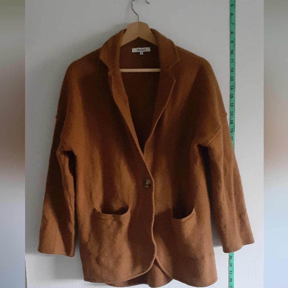 Madewell Saville Sweater Blazer - Camel
